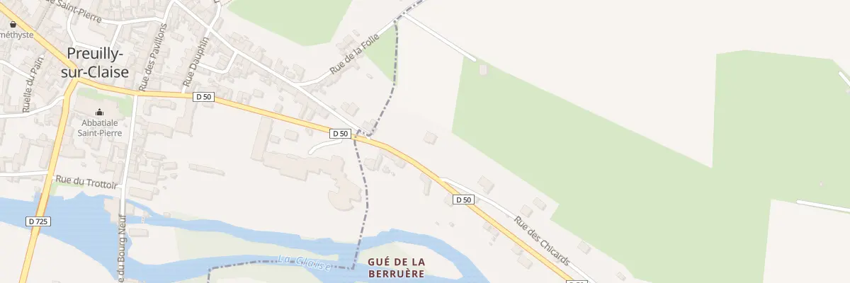 Plan du 14 Rue de Chantereine à Bossay-sur-Claise
