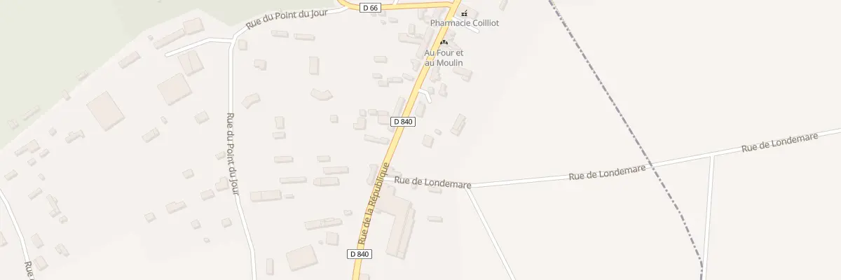 Plan du 21 Rue de la République à Amfreville-Saint-Amand