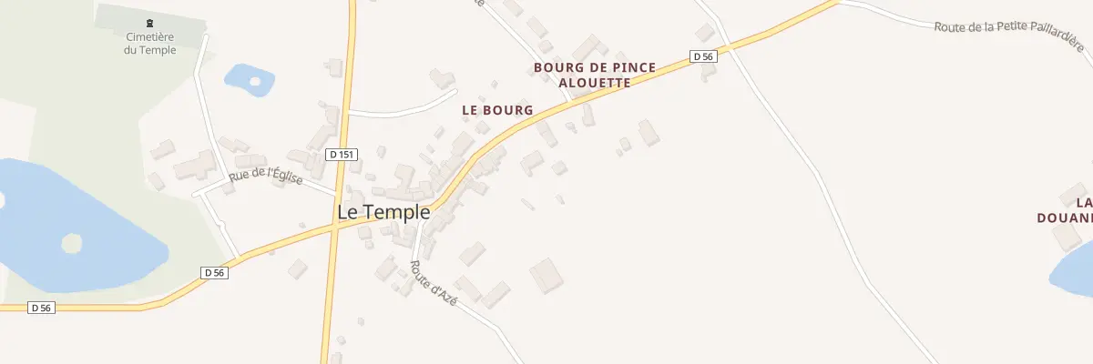 Plan du 20 Rte de Beauchêne au Temple