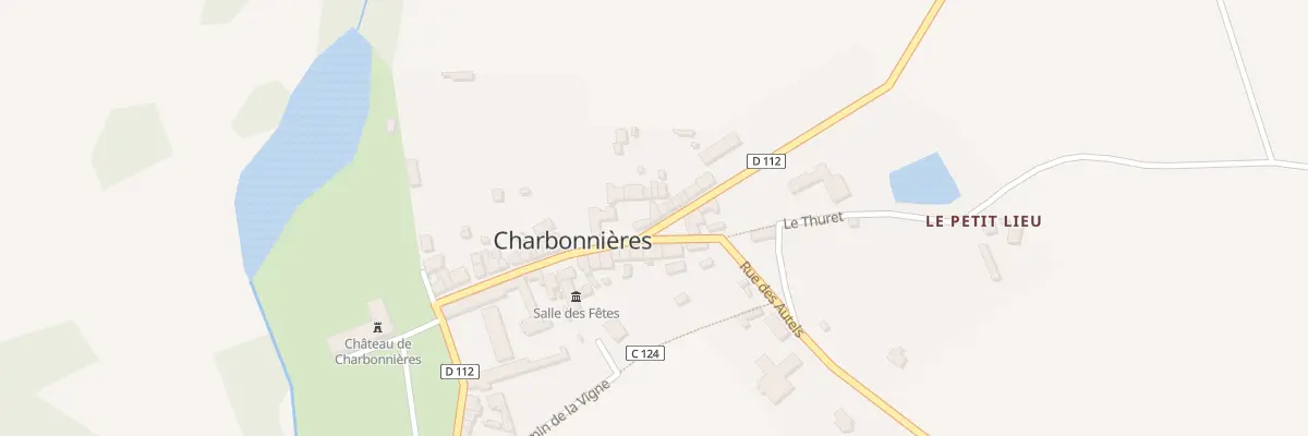 Plan du 44 Rue du Chateau à Charbonnières