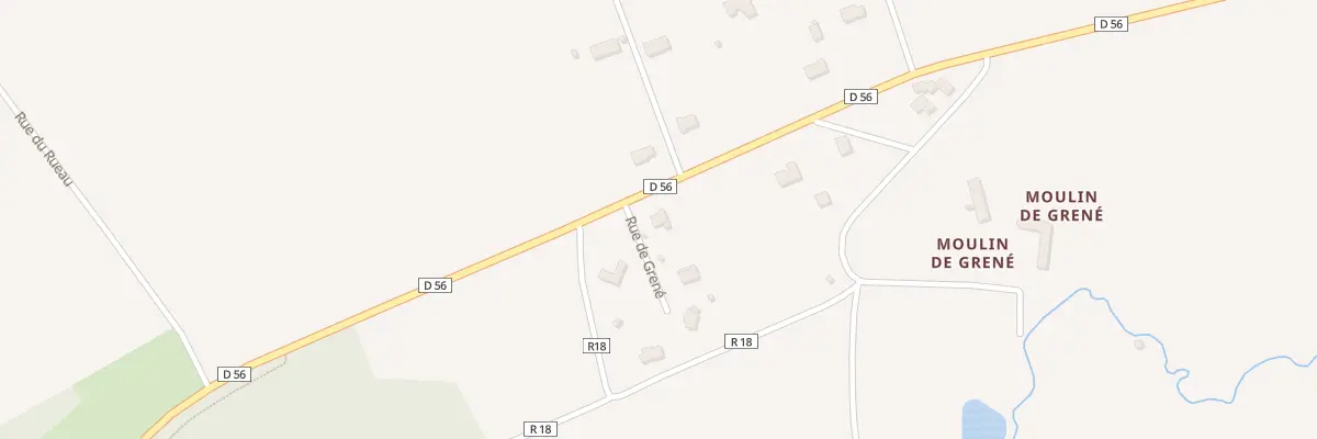 Plan du 2 Rue de Grené à Saunay