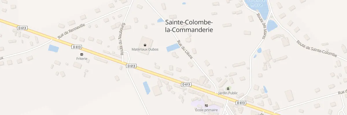 Plan du 5 Rue du Lièvre à Sainte-Colombe-la-Commanderie