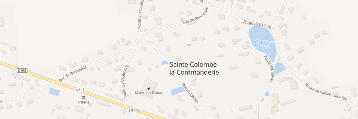Plan du 9742 Rue du Lièvre à Sainte-Colombe-la-Commanderie