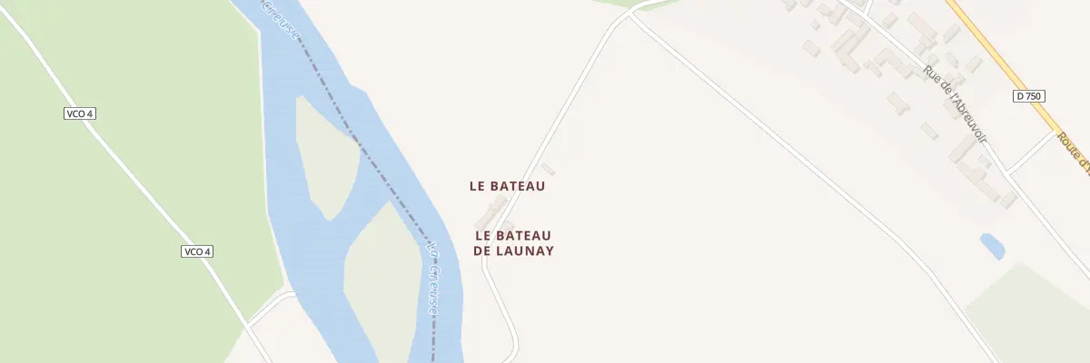 Plan du 1 Le Bateau de Launay à Tournon-Saint-Pierre