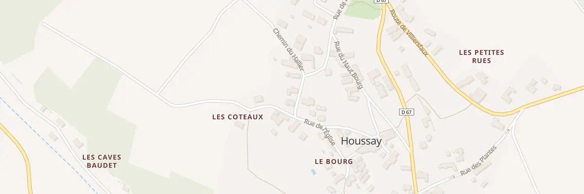 Plan du 12 Rue de l’Eglise à Houssay