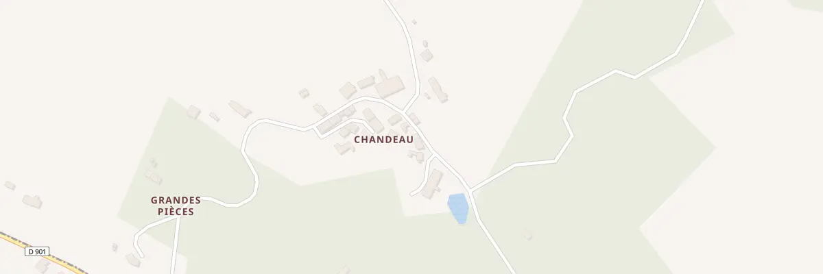 Plan du 5120 Chandeau à Champsac
