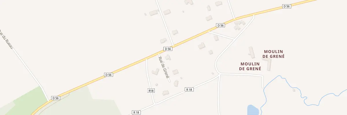Plan du 4 Rue de Grené à Saunay
