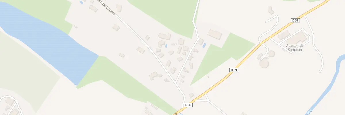 Plan du 49 Che des Picardots à Samatan