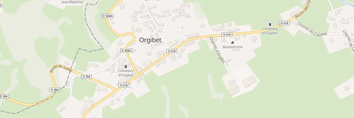 Plan du 130 Argiles à Orgibet