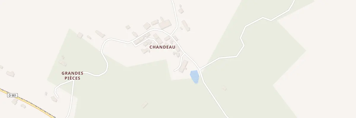 Plan du 5 Chandeau à Champsac
