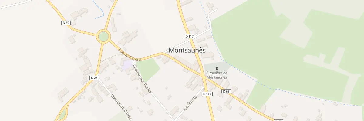 Plan du 2 Pl des Templiers à Montsaunès