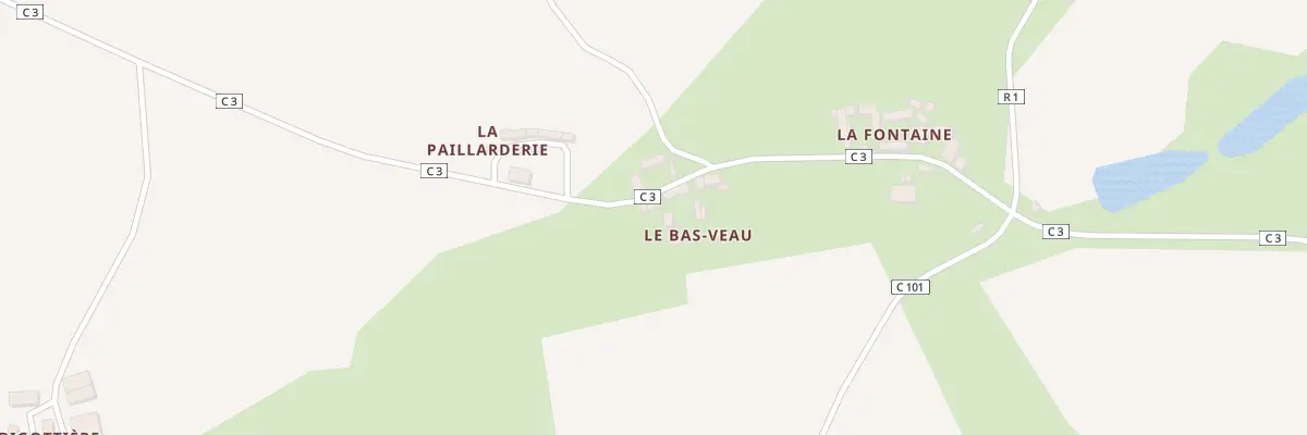 Plan du 46 Le Bas Veau à Saint-Senoch