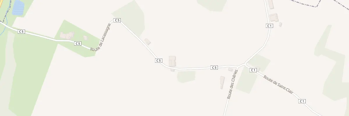 Plan du 206 Rte de Lacassagne à Saint-Clair