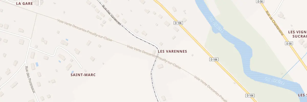 Plan du 18 Rue des Varennes à Preuilly-sur-Claise