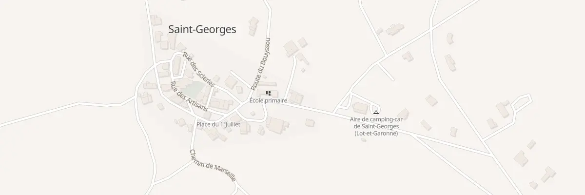 Plan du 10 Av des Saint Georges de Franc à Saint-Georges