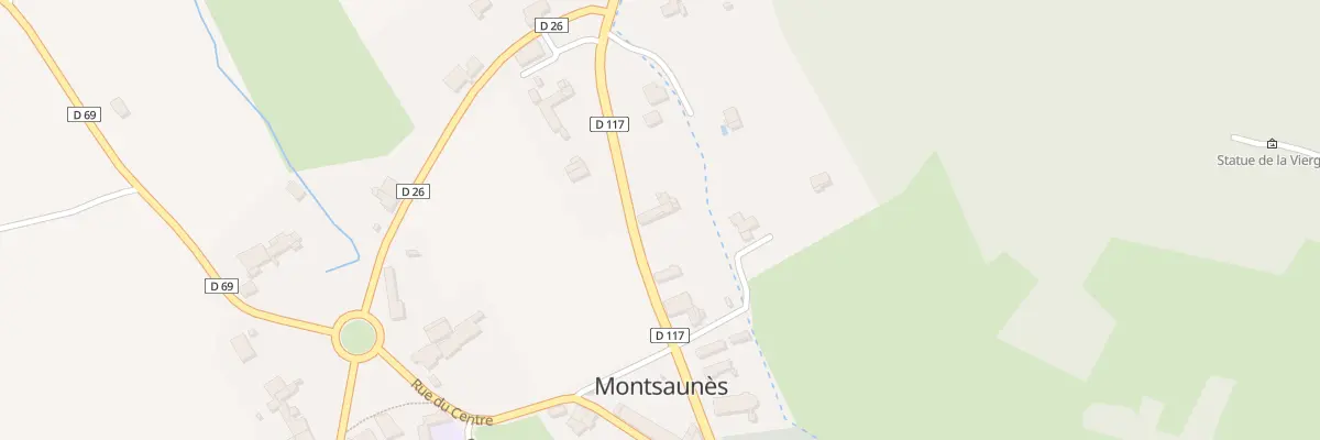 Plan du 4 Rte de Toulouse à Montsaunès