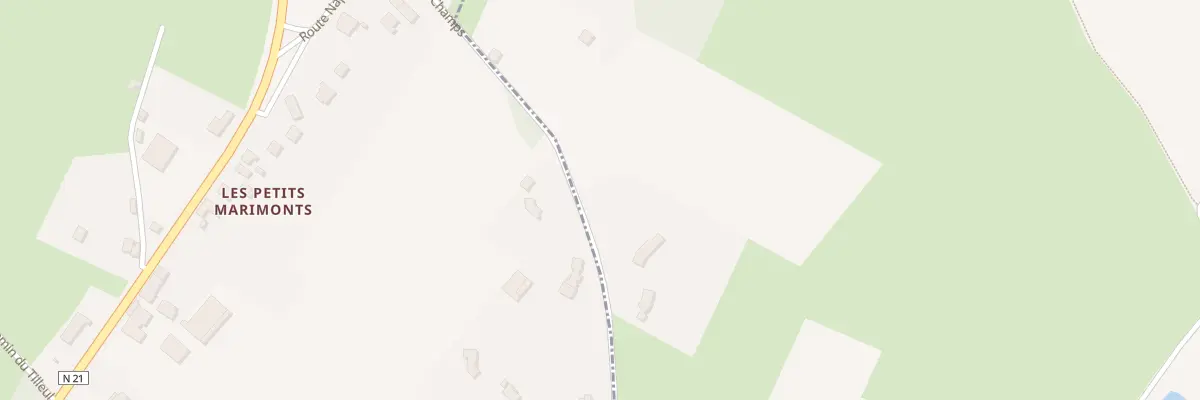 Plan du 301 Rte des Champs à Nantheuil