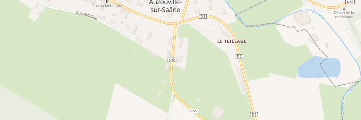 Plan du 3 Rue des Chaumieres à Auzouville-sur-Saâne