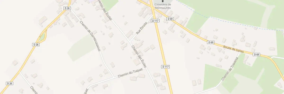 Plan du 7 Chem des Ecoles à Montsaunès