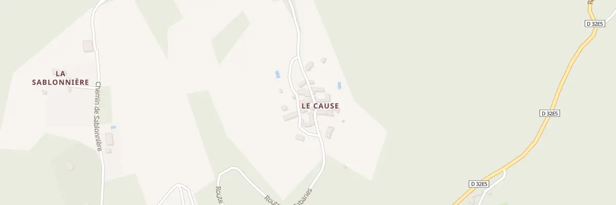 Plan du 783 Rte des Cabanes à Savignac-de-Miremont
