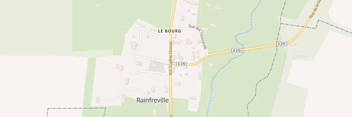 Plan du 260 Rue Eugene Flaman à Rainfreville