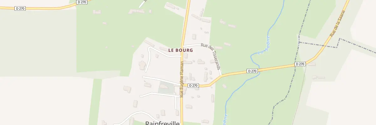Plan du 300 Rue Eugene Flaman à Rainfreville