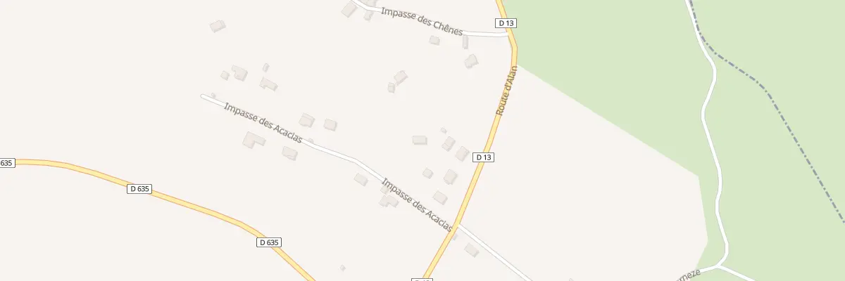 Plan de La Pelade au Fréchet