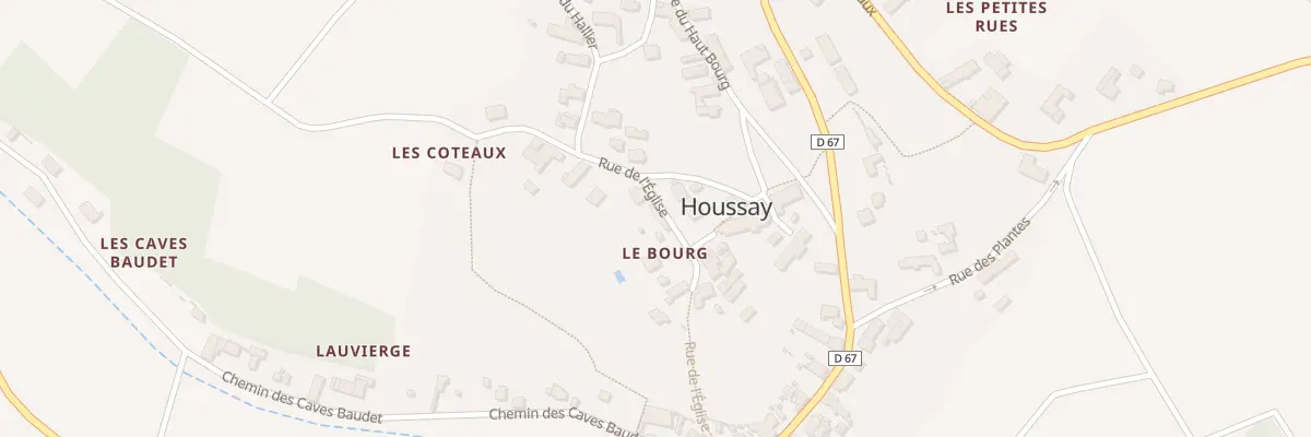 Plan du 24 Rue de l’Eglise à Houssay