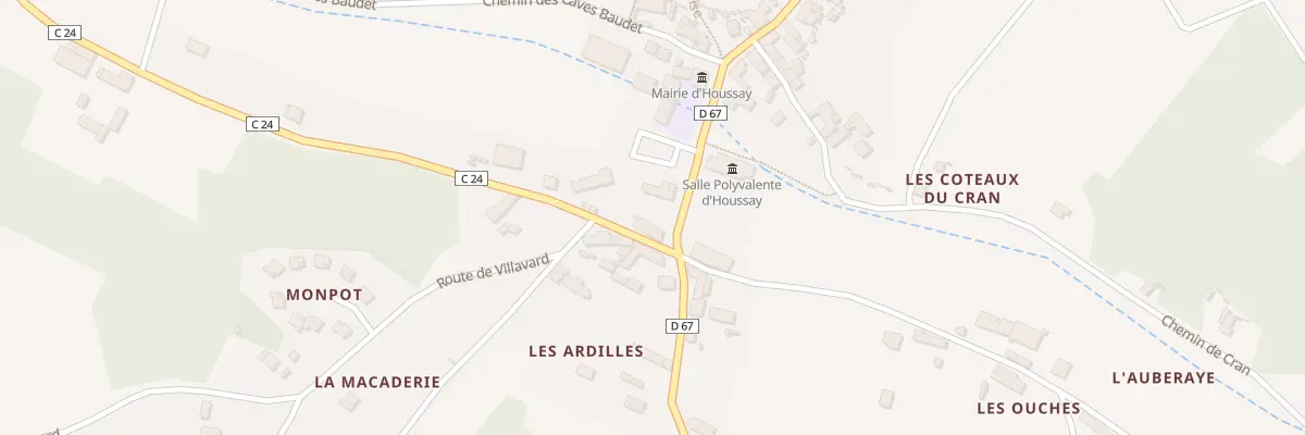 Plan du 1 Rue Principale à Houssay