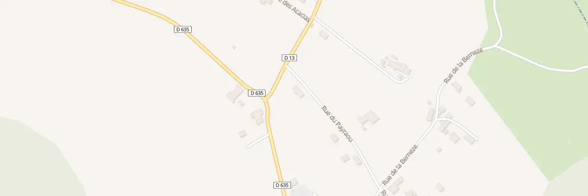 Plan du 1 Rue du Payraou au Fréchet