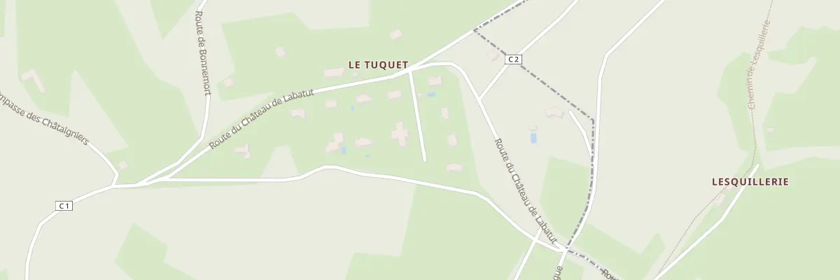 Plan du 772 Rte du Château de Labatut à Saint-Chamassy