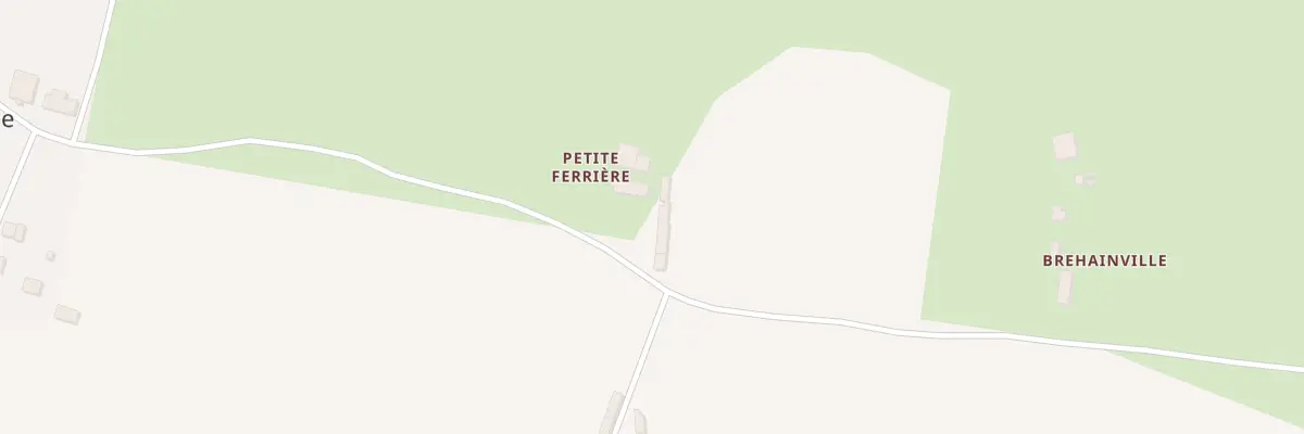 Plan du 2 Petite Ferriere à Choue