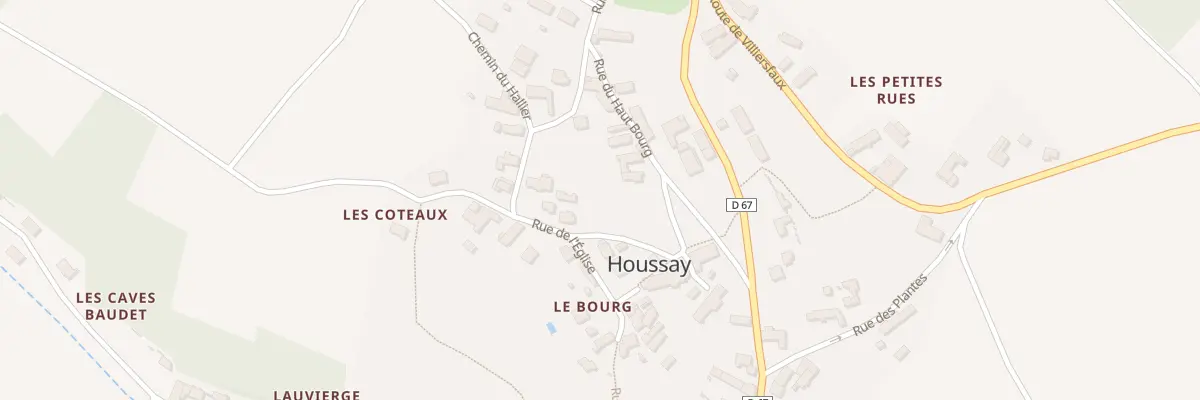 Plan du 11 Rue de l’Eglise à Houssay