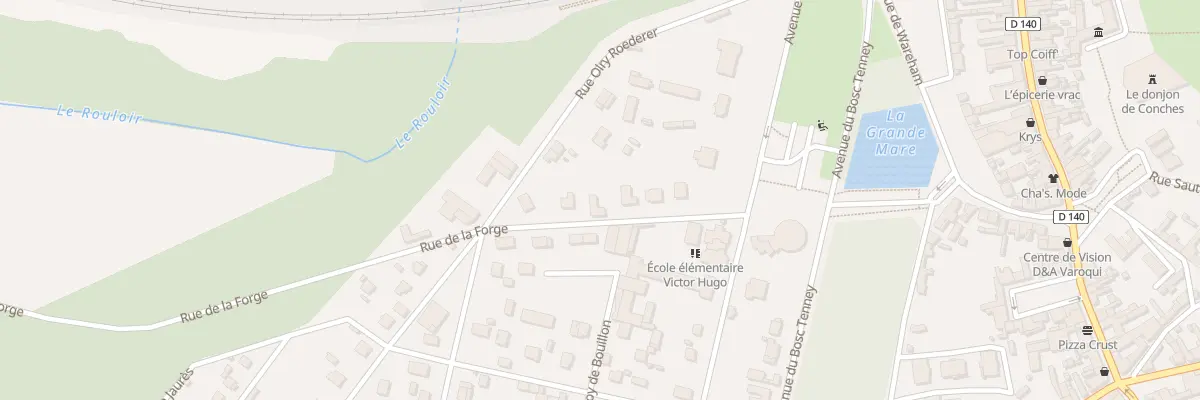 Plan du 8 Rue de la Forge à Conches-en-Ouche