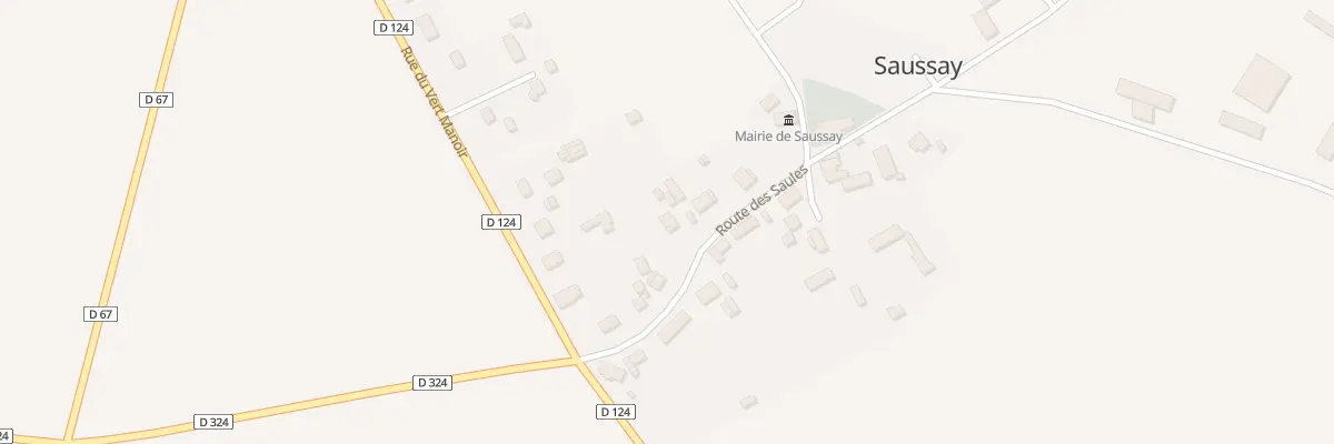 Plan du 125 Rte des Saules à Saussay