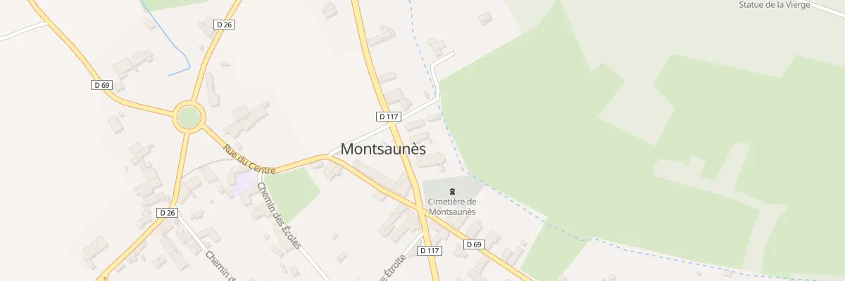 Plan du 3 Pl des Templiers à Montsaunès