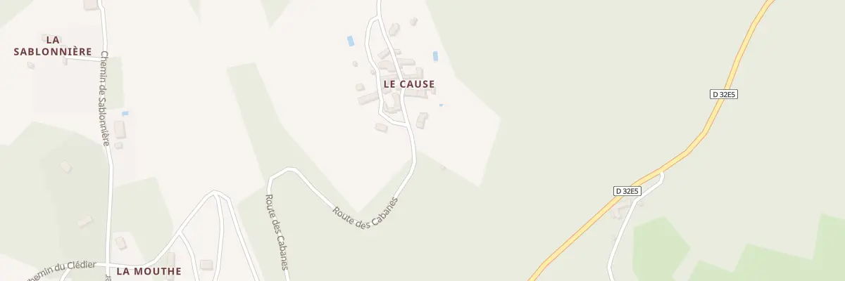 Plan du 325 Le Cause à Savignac-de-Miremont