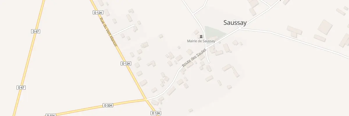 Plan du 135 Rte des Saules à Saussay