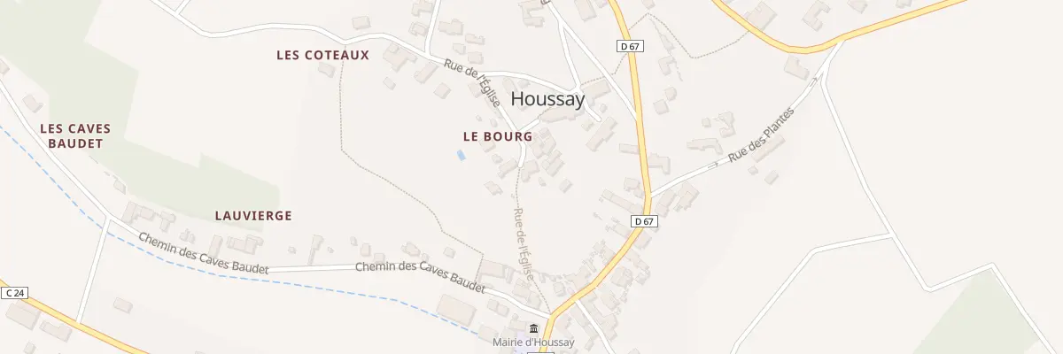 Plan du 21 Rue de l’Eglise à Houssay