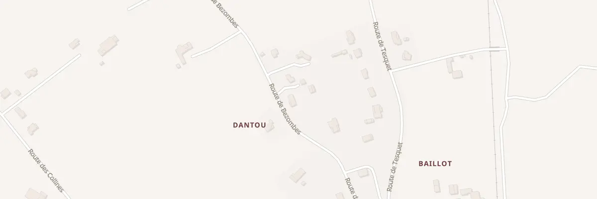 Plan du 282 Rte de Bezombes à Monsempron-Libos