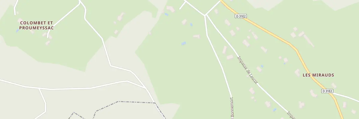 Plan du 53 Lescot à Audrix