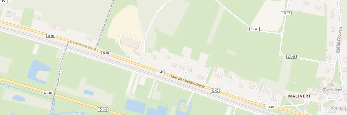 Plan du 6 Rue de Chenonceaux à Dierre