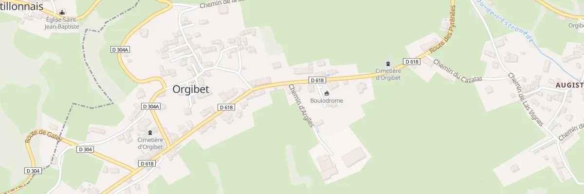 Plan du 117 Argiles à Orgibet