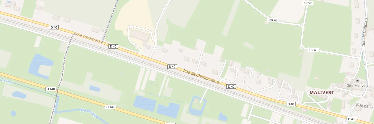 Plan du 6 Rue de Chenonceaux à Dierre