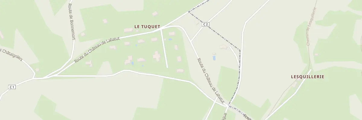 Plan du 910 Rte du Château de Labatut à Saint-Chamassy
