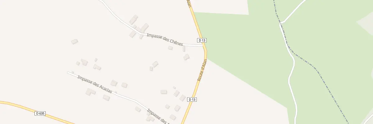 Plan du 36 La Pelade au Fréchet