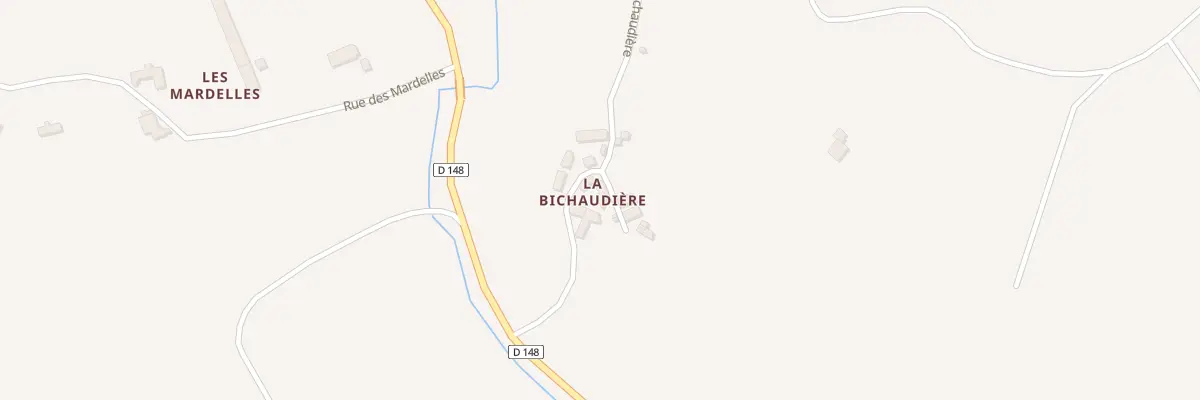 Plan du 2 Imp de la Bichaudière à Mazangé