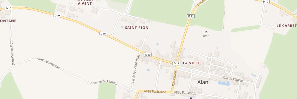 Plan du 95 La Ville à Alan