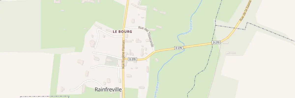 Plan du 5022 Le Bourg à Rainfreville