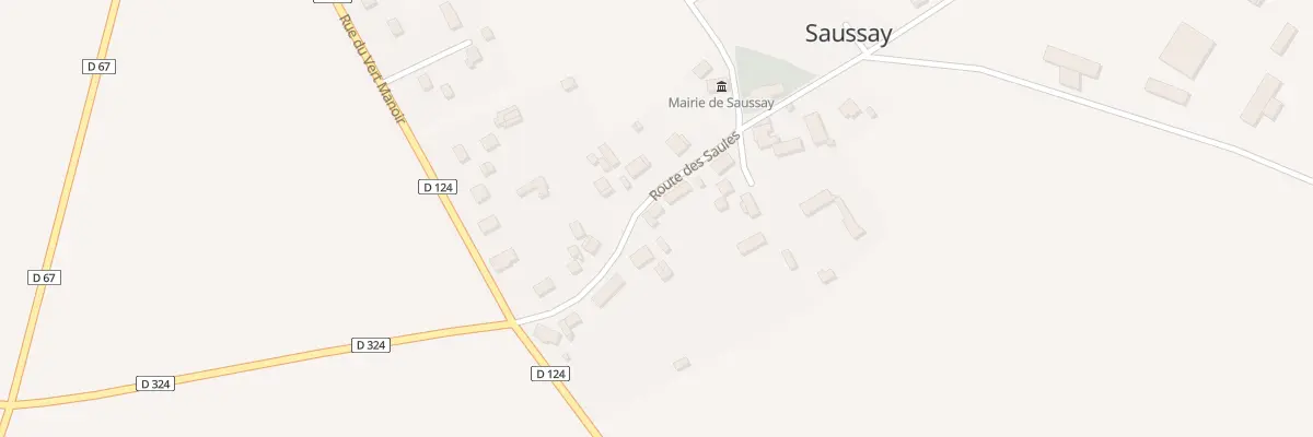 Plan du 122 Rte des Saules à Saussay